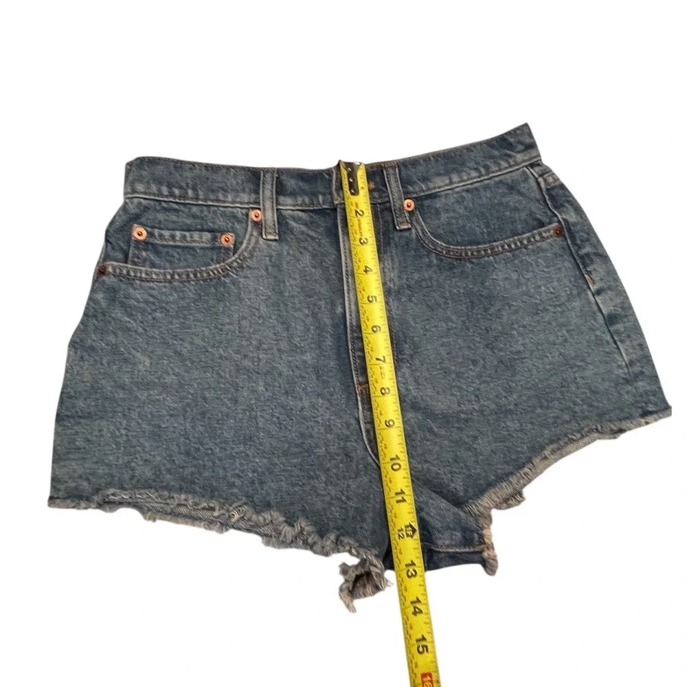 Victoria's Secret Pink Cutoff Denim Shorts Women's Size 8 Y2K High Rise Festival